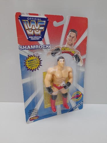 WWF - Just Toys Bend-Ems - Ken Shamrock - MOC - Se...