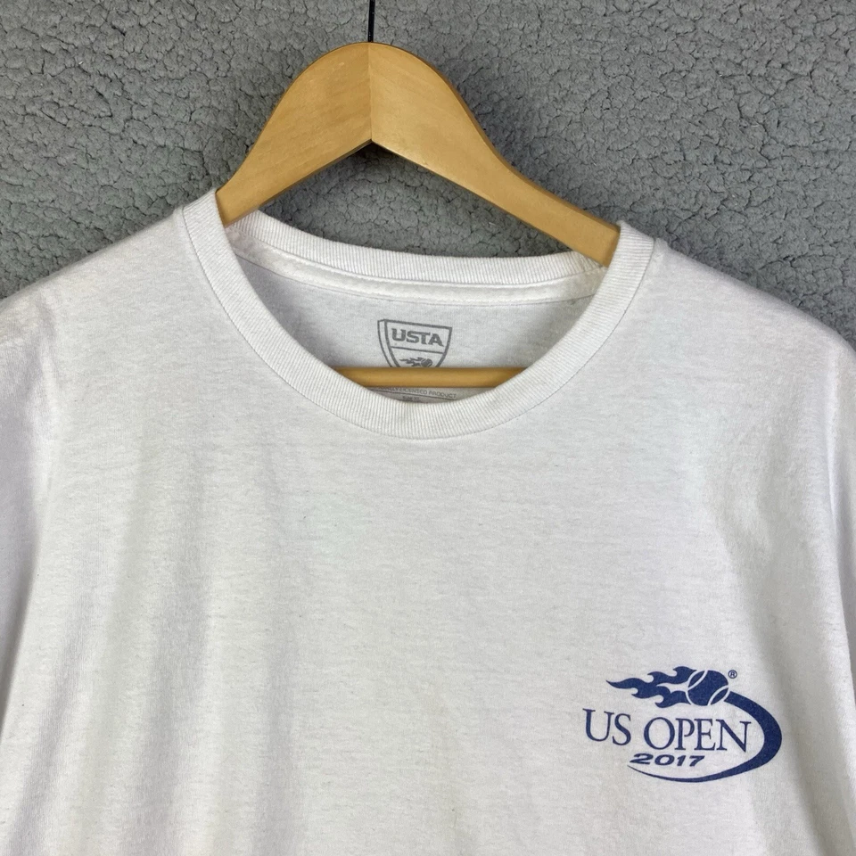 U.S. Open 2017 Arthur Ashe Stadium 20th Anniversary Graphic T-Shirt Size XL - Imagem 2 de 4