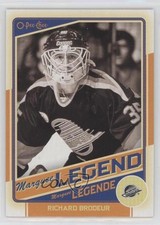 2012-13 O-Pee-Chee Marquee Legend Richard Brodeur #548 nq3