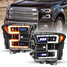 For 2015-2017 F150 Switchback Headlights w/ S...