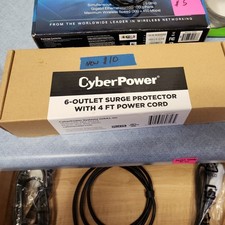 CyberPower CSP604T Professional Surge Protector, 1350J/125V, 6 Outlets, 4ft Cord
