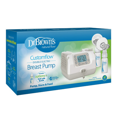 Dr. Brown s Customflow Double Electric Breast Pump (BF100) (Brand New & Sealed)