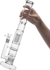 RORA Glas Bong 42cm 18,8mm Schüssel Zubehör