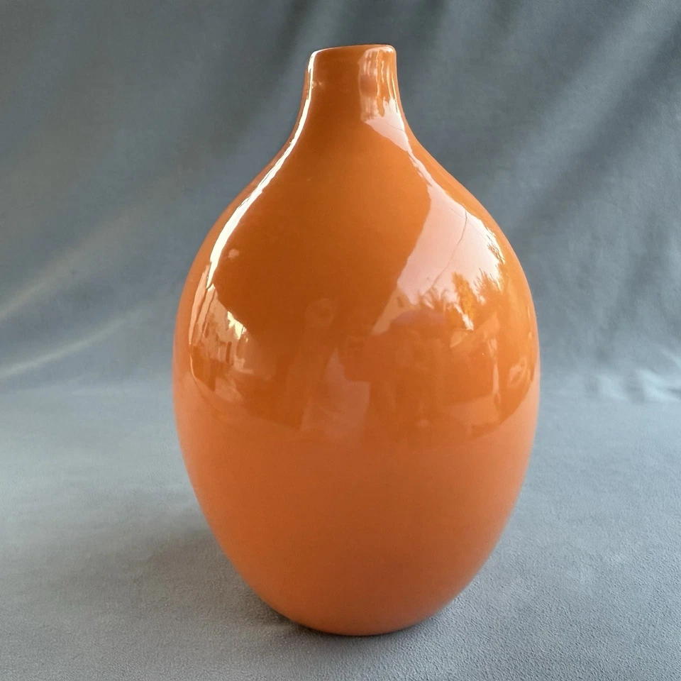 "Florero minimalista abstracto cara naranja - estilo de Picasso 11""" Foto 3 de 4