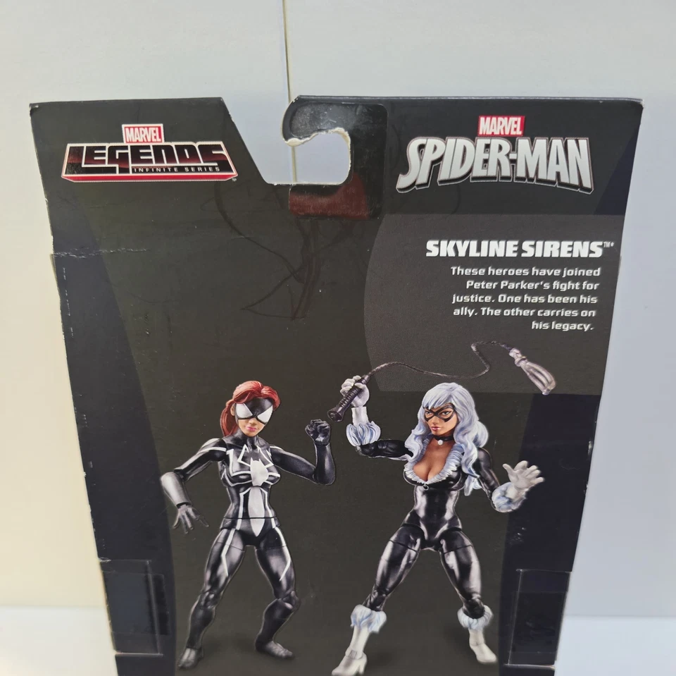 Figura de acción Skyline Sirens 2013 Hasbro Marvel Legends Black Cat 6" nueva Foto 3 de 4