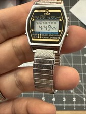Reloj Timex Digital K Cell Pantalla LCD Cronógrafo Alarma Retro De Colección Para Mujer