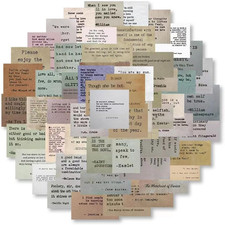 180Pcs Quote Stickers for Journaling - Typewriter Style Motivational & Inspirati thumbnail
