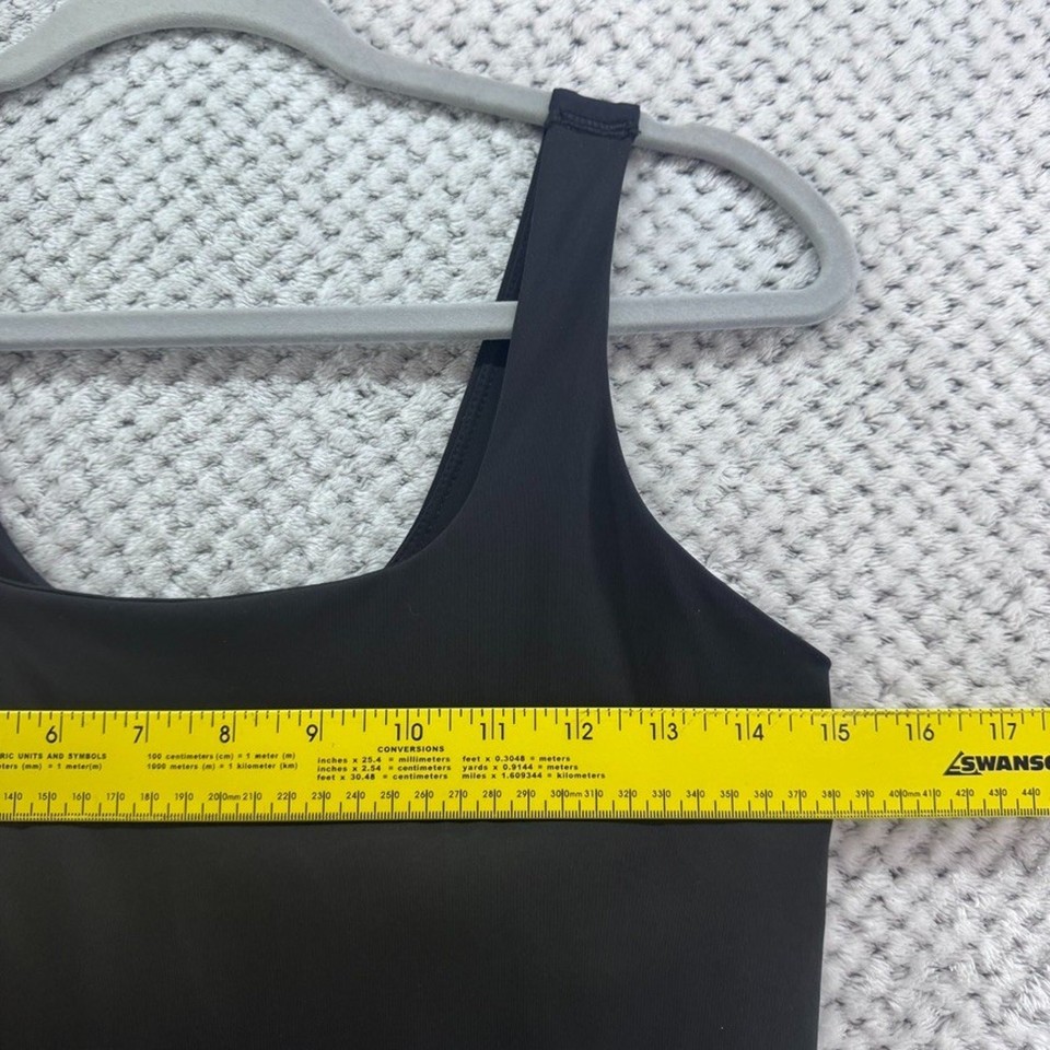 Old Navy Dress Womens S Black Powersoft Built-in Bra Tennis Activewear ...