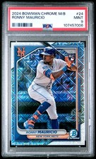 2024 BOWMAN CHROME MEGA BOX #24 RONNY MAURICIO ROOKIE RC PSA 9