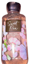 Bath Body Works Sweet Pea Body Wash Pro-Vitamin B5 Aloe 10 fl oz