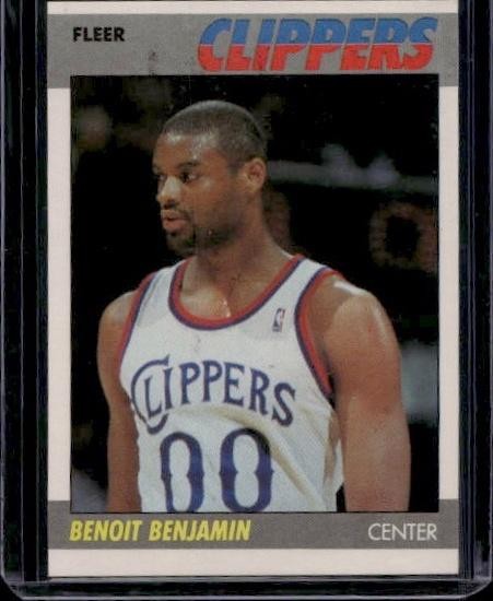 1987-88 Fleer #10 Benoit Benjamin