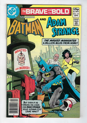 Brave And The Bold # 161 Batman and Adam Strange DC Comics (1980) FN+