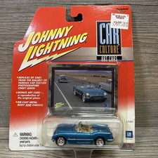 Johnny Lightning 1954 Chevrolet Corvette Blue Car Culture Art Cars Sealed Card