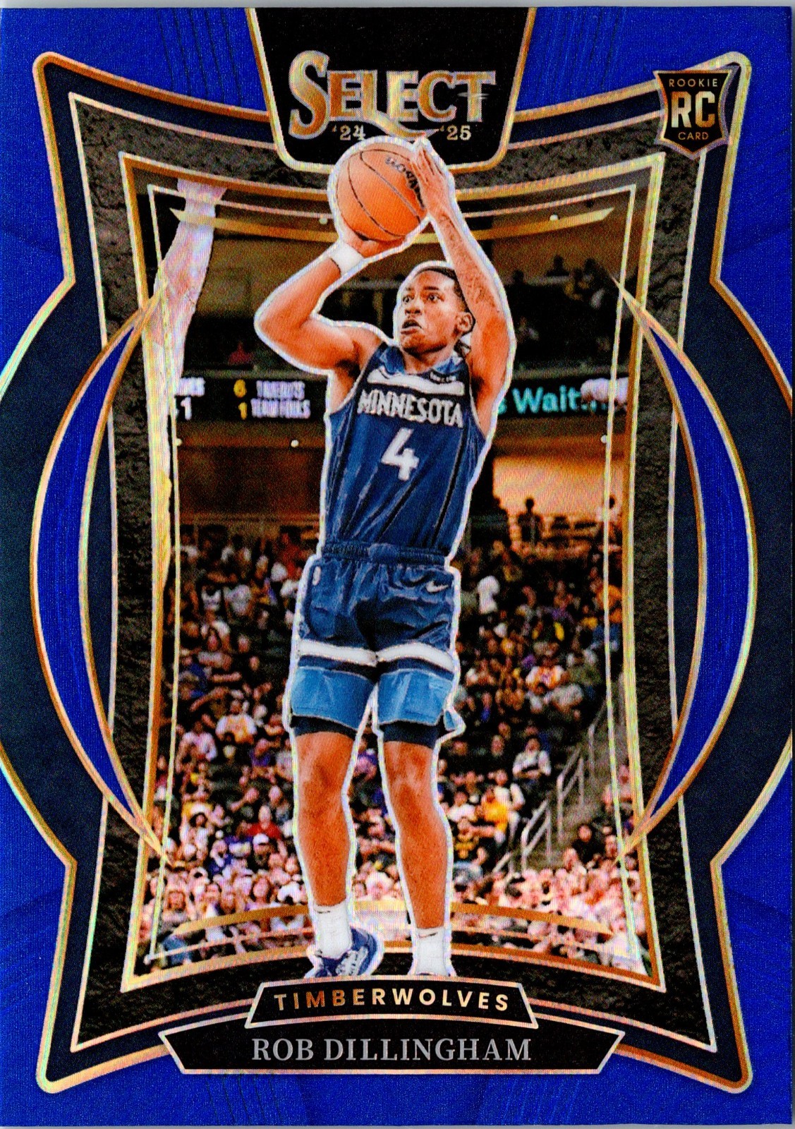 2024-25 Panini Select - Concourse Robert Dillingham #84 Blue Prizm (RC)