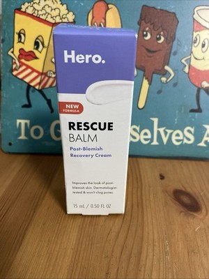 Hero Cosmetics Rescue Balm, Post Blemish Recovery Cream 0.507 fl oz. G