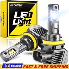 AUXITO H11 Canbus LED Headlight Bulbs Conversion Kit Low Beam 6500K 90W 30000LM