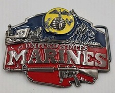 United States Marines 4.5" Belt Buckle