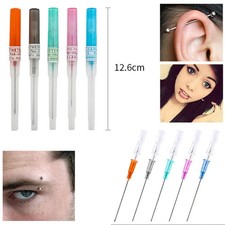 20Pcs Disposable Sterile Ear Nose Piercing Tip for Body Piercing Tattoo Tools