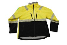 PIP Jacket Mens XL Yellow Black Hi Vis Reflective Softshell Workwear 333-1550-LY