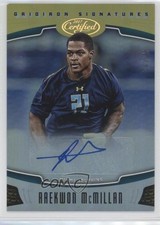 2017 Certified Gridiron Signatures Mirror Gold 6/25 Raekwon McMillan Auto 2r7