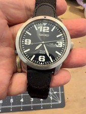 Seiko Solar V1580BJ1 Black Dial Men Analog Quartz Watch