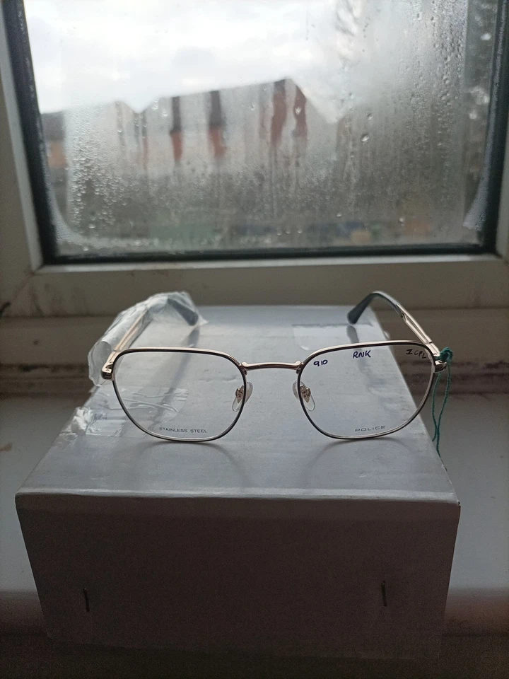 Police Men Glasses Frame  Black over Gold  Eyeglasses VPL08K COL 0302 145 - Image 4 of 4