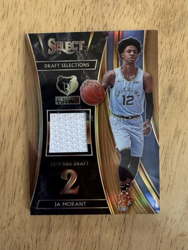 2019-20 Select Ja Morant Rookie Patch Worn Jersey Bronze /49 RC #DS-JMT