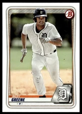 2020 Bowman Prospects Riley Greene Detroit Tigers #BP-122