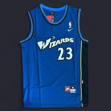 Michael Jordan Washington Wizards Mitchell Ness Basketball Jersey Blue