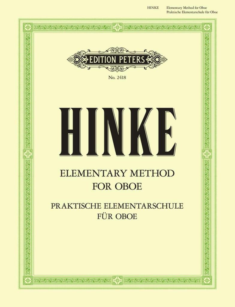 Elementary Method for Oboe oboe Hinke Peters Saddle-wire stitching