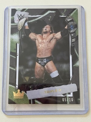 Panini Chronicles WWE Ring Royalty Triple H gold /10 #119 wrestling