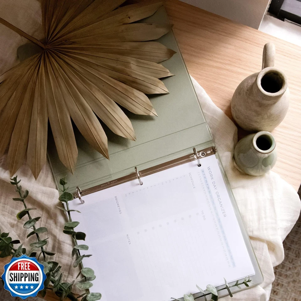 Anel D Samsill à base de plantas 3 polegadas durável, feito nos EUA, View Bind - Imagem 2 de 4