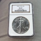 NGC 1986 MS69 American Silver Eagle 🇺🇸