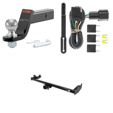 CURT Trailer Hitch Tow Cargo Package, Wiring Harness, #45042 Ball Mount - 13587