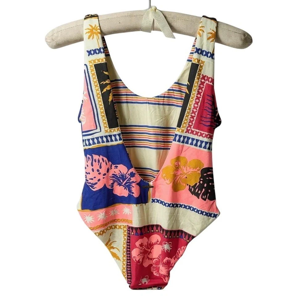 Traje de baño reversible de una pieza para mujer Maaji multicolor talla L NUEVO Foto 2 de 4