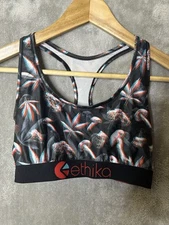 ETHIKA Bra Women’s Medium Trippin 3D Sport Racer Back