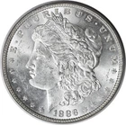 1886 Morgan Silver Dollar Choice BU Toned Uncertified #136
