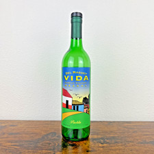 Del Maguey Vida 'Puebla' Mezcal Tequila Empty Liquor Bottle Green Glass 750 mL