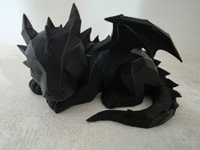 3D Printed - Sleeping Baby Dragon Ornament