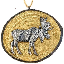 Resin Moose Ornament for Christmas Tree