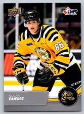 Nolan Burke 2021-22 Upper Deck CHL #204 Sarnia Sting