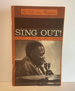 Vintage 1961 “Sing Out” Folk Song Magazine Music Memphis Slim Cover
