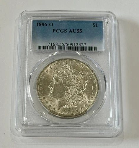 1886-O Morgan Silver Dollar AU55 PCGS