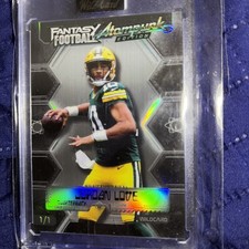 JORDAN LOVE SILVER REFRACTOR CARD #1/1- 2026 FANTASY ATOMPUNK EDITION-WILD CARD