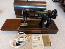 201k Singer Electric Sewing Machine Heavy Duty, 1936
