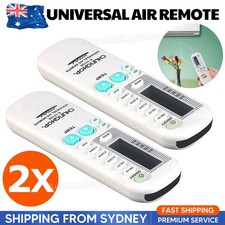 2x Universal Air Conditioner Remote Control AC A/C Daikin Fujitsu Panasonic LG