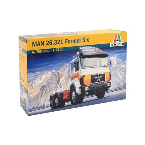 1:24 ITALERI Man 26.321 Tractor Truck 3-Assi 1984 Kit IT0756 - Immagine 2 di 2