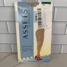 Assets By Sara Blakely Hi-Waist Mid-Thigh Shaper Womens 3 Nude Spanx Control