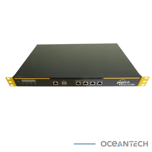 Peplink BPL-380 Balance 380 Multi-WAN Router w/ Rack Ears Hardware Revision 5