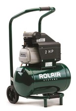 Rolair 2 Hp (115V) 4.1 Cfm@90Psi 5.3 Gall Cart Compressor